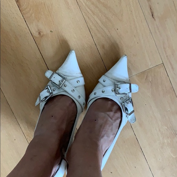 Ladies white heels - Picture 5 of 7